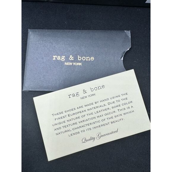 Rag  & Bone Beha Bone Black White Snakeskin Women's Size 9.5 NWB - Picture 8 of 11